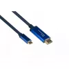 Alcasa 4520-CSF030B vaizdo kabelio adapteris USB-C į HDMI, 3 m
