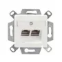 RJ-45 lizdas Dätwyler Cables 435060, balta spalva, 6a kategorija