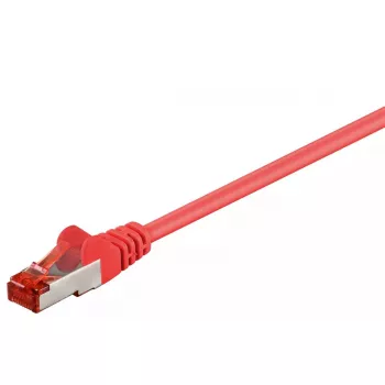 Goobay CAT 6 Patch Cable RJ-45 Cat6 0,25 m Raudonas