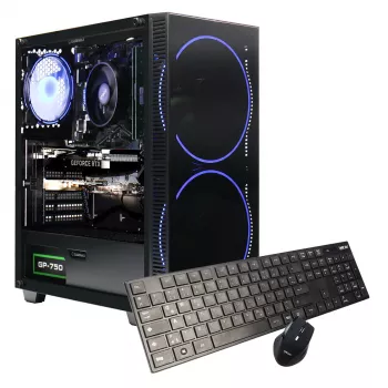 Stalinis kompiuteris Hyrican GAMEMAX Black Hole 7811 — Intel Core i5-14400F, 16GB DDR5, 1TB SSD, GeForce RTX 5060 Ti, Windows 11