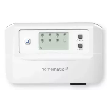 Grindinio šildymo valdiklis 8 kanalų motorizuotas, eQ-3 Homematic IP, skaitmeninis termostatas (RF, AC 230 V)