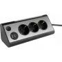Maitinimo blokas REV 2400050010, 3 lizdai su 2 USB prievadais