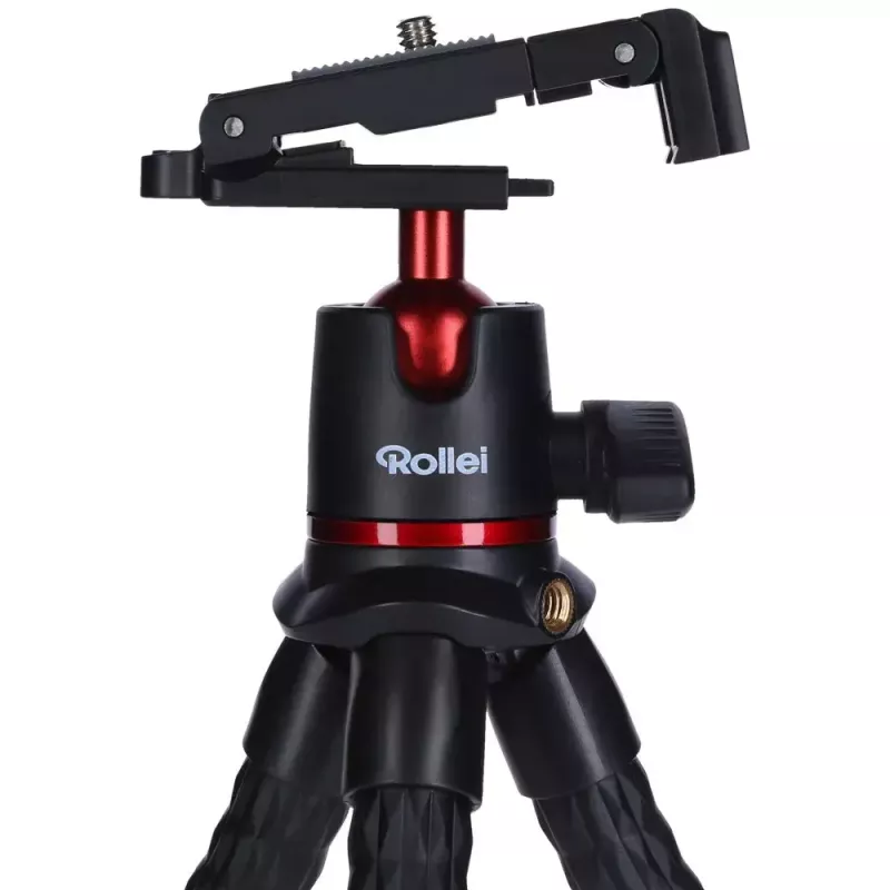 Tripodas Rollei Monkey Pod 2 išmaniesiems telefonams ir skaitmeninėms kameroms, juodas