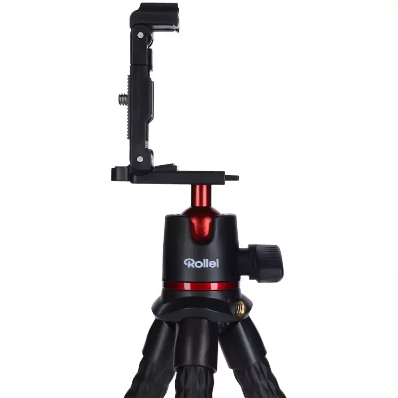 Tripodas Rollei Monkey Pod 2 išmaniesiems telefonams ir skaitmeninėms kameroms, juodas