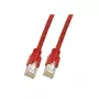 Tinklo laidas EFB Elektronik K8012.1 RJ-45 Cat5e 1 m Raudonas