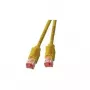 Tinklo laidas EFB Elektronik RJ45 S/FTP Cat6a RJ-45 1 m geltonas
