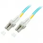 EFB Elektronik O0312.10 dupleksinis šviesolaidinis jungiamasis kabelis LC-LC 50/125 µm OM3 LSZH, 10 m, aqua