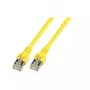 Tinklo kabelis EFB Elektronik RJ45 S/FTP Cat5e 3 m geltonas