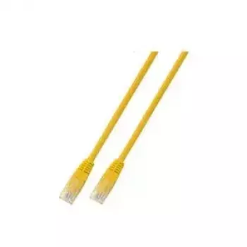 Tinklo kabelis EFB Elektronik RJ45 U/UTP Cat.5e geltonas 2m