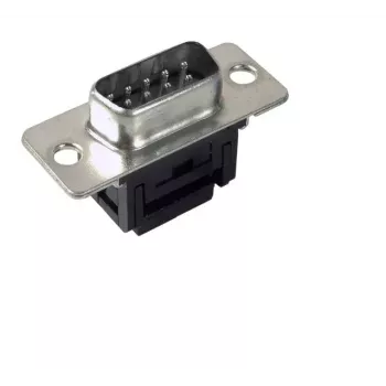 D‑Sub laido jungtis EFB Elektronik 29062.1, juoda metalizuota apdaila