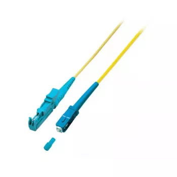 Skaidulinis optinis kabelis EFB Elektronik O0839.5 — OS2, 5 m, E-2000 (LSH) į LC, 9 µm, geltonas