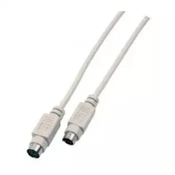 EFB Elektronik EK323.2 PS/2 prailginimo kabelis, 2 m, kištukas/lizdas, smėlio spalvos