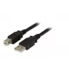 USB kabelis EFB Elektronik K5256SW.1,8 1,8 m USB A USB B juodas