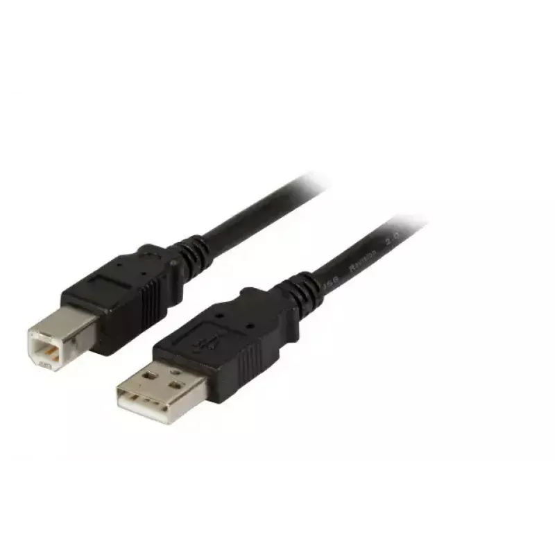 USB kabelis EFB Elektronik K5256SW.1,8 1,8 m USB A USB B juodas