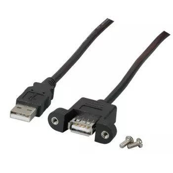 USB kabelis EFB Elektronik K5291SW.3V2 3m USB A juodas