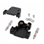 EFB Elektronik E-DH15 D-Sub gaubtas, 15 kontaktų, juodas