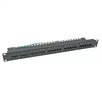 Patch Panel EFB Elektronik 37588.1 – 25 prievadų, 1U, baltas