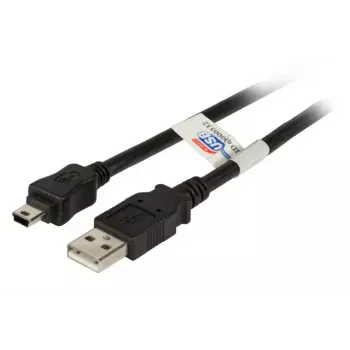 USB kabelis EFB Elektronik K5251SW.0,5 0,5 m USB A – Mini-USB B juodas