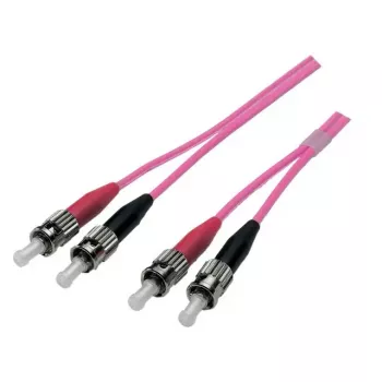 Skaidulinis optinis kabelis EFB Elektronik O0348.3 3 m ST violetinis
