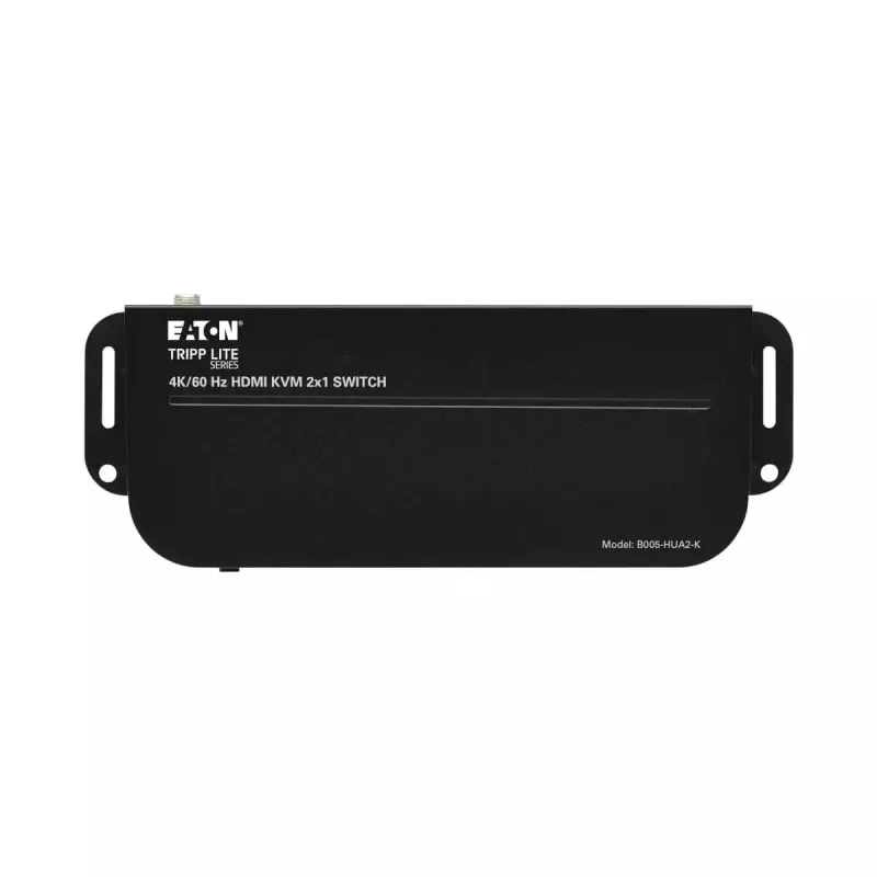 KVM jungiklis 2 prievadai HDMI/USB Tripp Lite B005-HUA2-K — 4K 60 Hz, HDR, HDCP 2.2, IR, USB bendrinimas, 1,2 m laidai