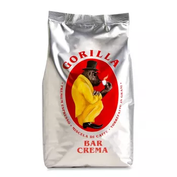 Kavos pupelės Gorilla Espresso Bar Crema 1 kg – espreso mišinys
