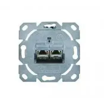Sieninis kištukinis lizdas 2 x RJ-45 Telegärtner J00020A0510