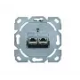 Sieninis kištukinis lizdas 2 x RJ-45 Telegärtner J00020A0510