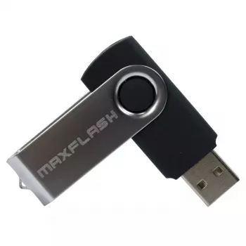 USB atmintukas MaxFlash 4GB USB Type-A juodas PD4GM-R