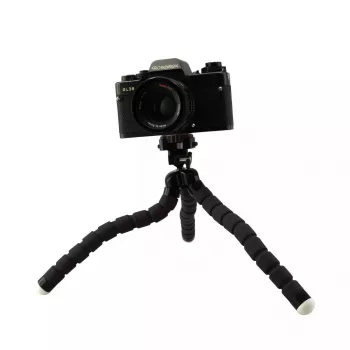 Vienakojis trikojis Rollei Monkey Pod juodas skaitmeniniams ir juostiniams fotoaparatams