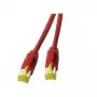 Tinklo laidas EFB Elektronik S/FTP PIMF Draka UC900 RJ-45 Cat6a 10 m Raudonas