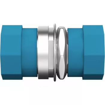 Skaidulinės optikos adapteris EFB Elektronik 53344.3 FC/PC mėlynas metalinis