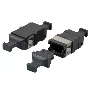 Skaidulinio pluošto adapteris EFB Elektronik 53458.1 MTP/MPO daugiamodis ir vienmodis, juodas, 12,9×20,5×9,3 mm