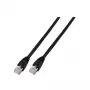 Tinklo kabelis EFB Elektronik 2m Cat6 RJ-45 U/UTP Juodas