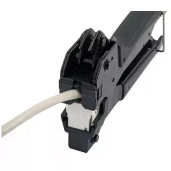 Crimpavimo įrankis EFB Elektronik EHT-040 — rankinis kabelių crimpavimo replės, juodos spalvos