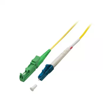 Skiemensinis šviesolaidinis kabelis EFB Elektronik O1420.2, OS2 vienmodis, 2 m, E-2000 (LSH) – LC, I-V(ZN) H, geltonas