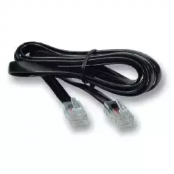 Telefono laidas EFB Elektronik K2402SW.1 1 m Juodas