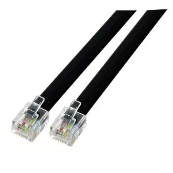 Telefono laidas EFB Elektronik K2413SW.0,2, RJ-11, 0,2 m