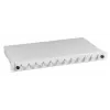 Patch panel EFB Elektronik BA71901.12OM4 — 12 prievadų LC, OM4, pilkas, 483×44,5×244 mm