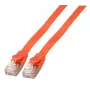 Tinklo laidas EFB Elektronik K5545RT.1 RJ-45 Cat6a 1 m Raudonas