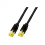 Tinklo kabelis EFB Elektronik K3130.7,5 RJ-45 Cat6a 7,5 m juodas