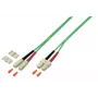 Skaidulinės optikos kabelis EFB Elektronik O0318.3OM5 3 m 2x SC žalias