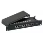 Pataisos skydas EFB Elektronik 37737.8, 1U, 8 prievadų, Cat6a, S/UTP