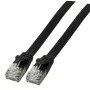 Tinklo kabelis EFB Elektronik K5547SW.0,25 RJ-45 Cat6a 0,25 m juodas