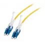 Šviesolaidinis kabelis EFB Elektronik DJP-LCLCOS2-UNI-1 — 1 m, G.657.A1, LC–LC, 9 µm, geltonas, pilnas dupleksas