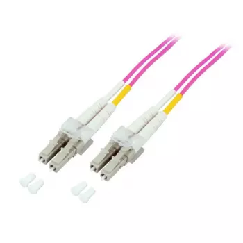 Skaidulinis optinis kabelis EFB Elektronik O0319.2 — OM4, 2 m, LC–LC, 50 µm, pilnas dupleksas, violetinis