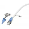 Tinklo kabelis EFB Elektronik K5539WS.1 Cat6a S/FTP (S-STP) Baltas 1 m RJ-45