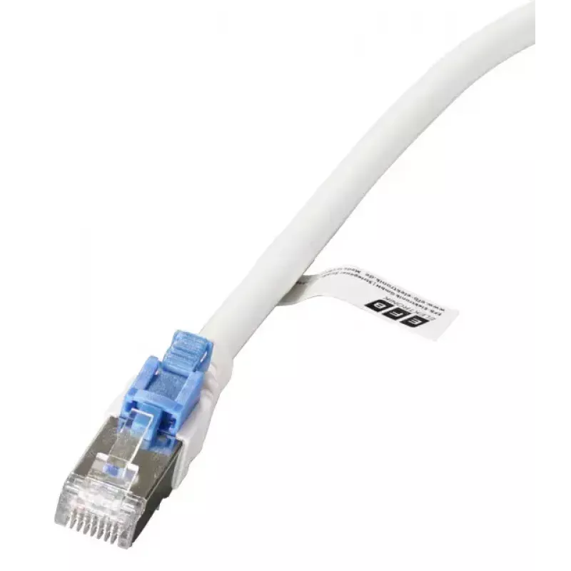 Tinklo kabelis EFB Elektronik K5539WS.1 Cat6a S/FTP (S-STP) Baltas 1 m RJ-45