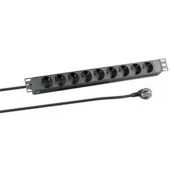 Ilgintuvas EFB Elektronik EK622DE.1, 2 m, 9 kištukinių lizdų, 16 A, juodas