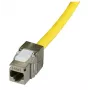 Keystone modulis EFB Elektronik E-20092 plokščias sidabrinis RJ-45