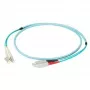 Skaidulinis optinis kabelis EFB Elektronik O0314FT.50 50 m LC SC OM3 LSZH Aqua